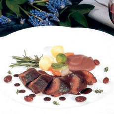 Recept: Gebraden hazenrug met een puree van rode bonen
