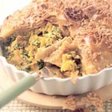 Recept: Hartige taart met kip en cashewnoten