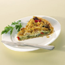 Recept: Hartige taart met tilapia en raapsteeltjes