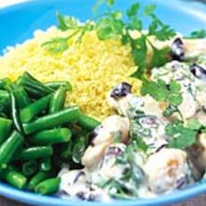 Recept: Kip met yoghurt en olijven