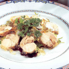 Recept: Konijnenrug in witte wijngelei Recept: Konijnenrug in witte wijngelei