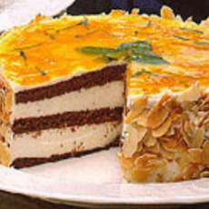 Recept: Mascarpone- sinaasappelbasilicum taart
