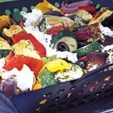 Recept: Mediterrane groenten van de barbecue Recept: Mediterrane groenten van de barbecue