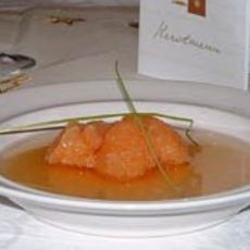 Recept: Spoom van meloenijs en champagne