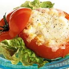 Recept: Tomaat met geitenkaas gevuld Recept: Tomaat met geitenkaas gevuld