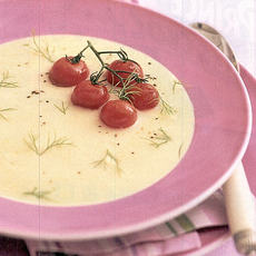 Recept: Venkelsoep met cherrytomaatjes Recept: Venkelsoep met cherrytomaatjes