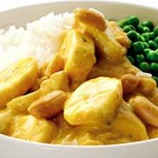 Recept: Rijst met kerriesaus en banaan Recept: Rijst met kerriesaus en banaan