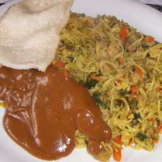 Recept: Thaise Roerbakmie.