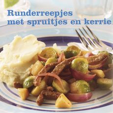 Recept: Runderreepjes met spruitjes en kerrie