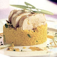 Recept: Kip met sinaasappelsherrysaus en amandel Recept: Kip met sinaasappelsherrysaus en amandel