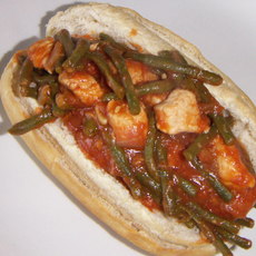 Recept: Broodje kip kousenband. Recept: Broodje kip kousenband.