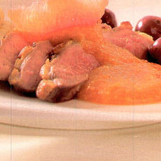 Recept: Eendenborstfilet met vruchtencoulis en mousse van 