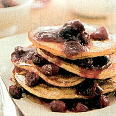Recept: pannenkoekjes met cranberrycompote