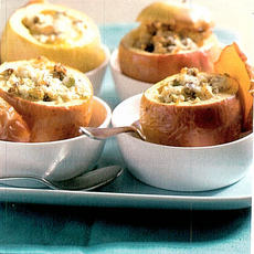 Recept: Appels gevuld met geitenkaas Recept: Appels gevuld met geitenkaas