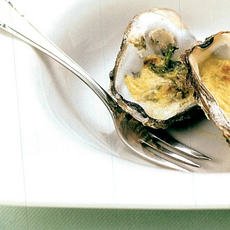 Recept: Gegratineerde oester met champagne sabayon