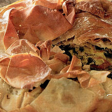 Recept: Krokante champignontaart met gerookte kip