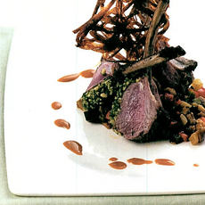 Recept: Lamscar� met ratatouille en een knoflookdragonsaus