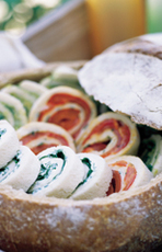 Recept: Sandwichrolletjes Recept: Sandwichrolletjes
