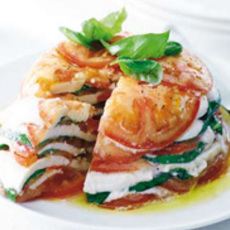 Recept: Coupe Caprese (met mozarella en basilicum)