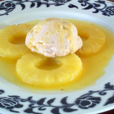 Recept: bananenroomijs met ananas Recept: bananenroomijs met ananas