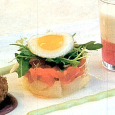 Recept: Bitterbal met asperge met een vijgenchutney