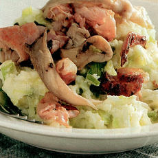 Recept: Stamppotje met prei en oesterzwammen Recept: Stamppotje met prei en oesterzwammen