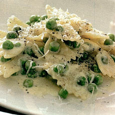Recept: Farfalle met doperwten en kaas