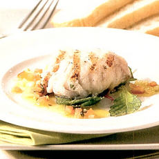Recept: Roodbaars met gedroogde tomaat en pijnboompitten