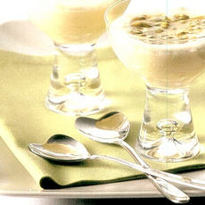 Recept: Mousse van witte chocola met passievrucht