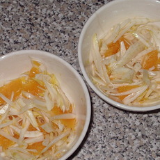Recept: Witlof-venkelsalade met sinaasappel