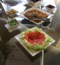 Recept: Rijst met Pom, kip, kouseband en pastei Recept: Rijst met Pom, kip, kouseband en pastei