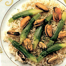 Recept: Zilvervliesrijst met mosselen