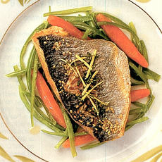 Recept: Gebraden goudbrasem met gember