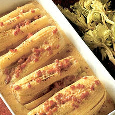 Recept: Gestoofde bleekselderij uit de oven