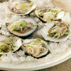 Recept: Oesters met lente-ui