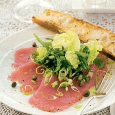 Recept: Carpaccio van tonijn