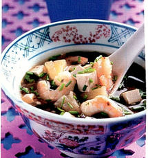 Recept: Ananas-garnalensoep Recept: Ananas-garnalensoep