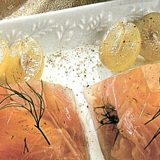 Recept: Kleine gemarineerde zalmspies
