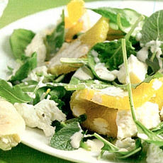 Recept: Spinaziesalade met sinaasappel en feta