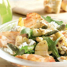 Recept: Aspergesalade met appel en geitenkaas