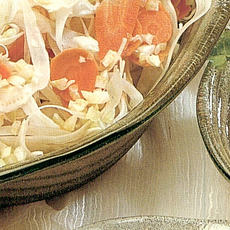 Recept: Rauwkost met walnotensaus