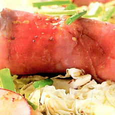 Recept: Japanse salade met rosbief