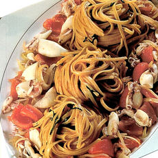 Recept: Linguine met kleine inktvisringen