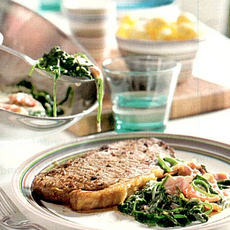 Recept: Entrecote met spinazie � la cr�me