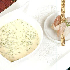 Recept: lichte creme van brie met julienne van parmaham