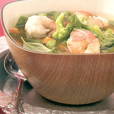 Recept: Groentesoep met garnalen Recept: Groentesoep met garnalen