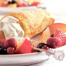 Recept: Roomhorentjes met zomerfruit Recept: Roomhorentjes met zomerfruit