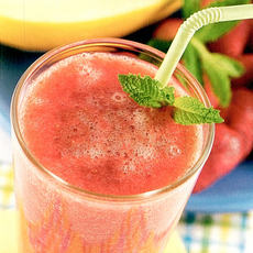 Recept: Aardbeiensmoothie Recept: Aardbeiensmoothie