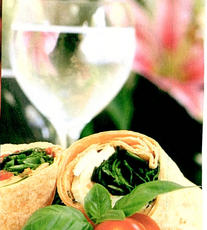 Recept: Wraps met hollanse geitenkaas en spinazie