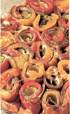 Recept: Paprika-ansjovis tatin met frico